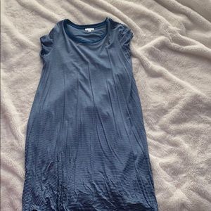 Maxi blue stripped dress